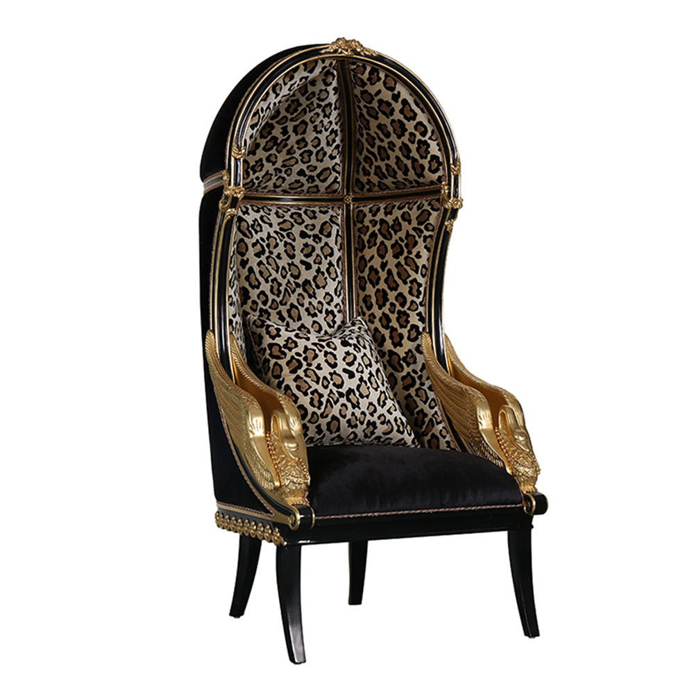Elegant French Leopard Print Lounge Chair,EKAR FURNITURE CO.,LTD,Elegant French Leopard Print Lounge Chair,foshan furniture factory,custom Furniture factory,china furniture factory