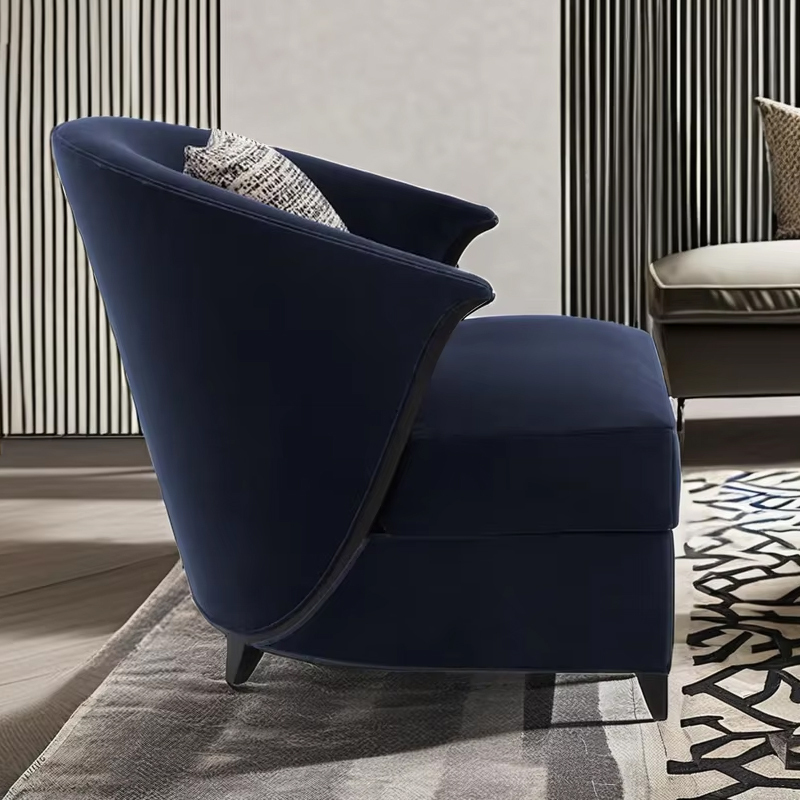 Elegant American Fabric Armchair with Wooden Legs,EKAR FURNITURE CO.,LTD,Elegant American Fabric Armchair with Wooden Legs,foshan furniture factory,custom Furniture factory,china furniture factory