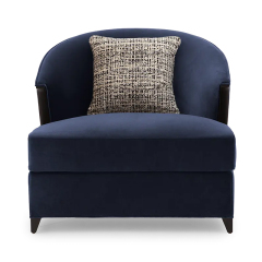 Elegant American Fabric Armchair with Wooden Legs,EKAR FURNITURE CO.,LTD,Elegant American Fabric Armchair with Wooden Legs,foshan furniture factory,custom Furniture factory,china furniture factory