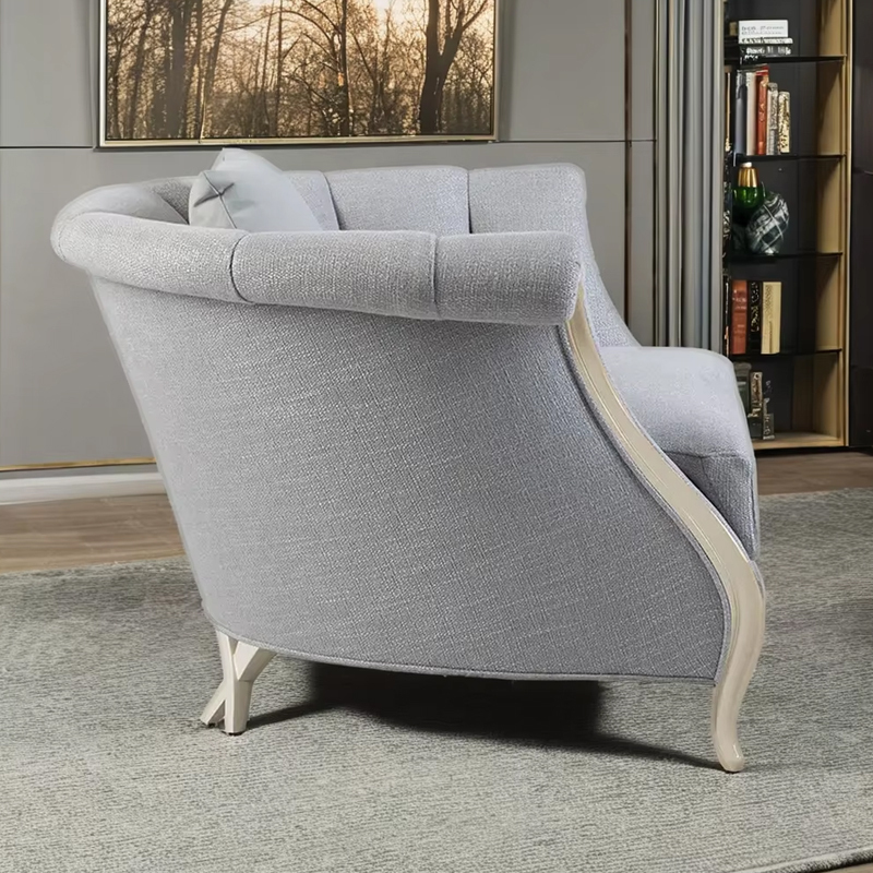 American-style elegant wooden legs fabric armrests leisure chair,EKAR FURNITURE CO.,LTD,American-style elegant wooden legs fabric armrests leisure chair,foshan furniture factory,custom Furniture factory,china furniture factory