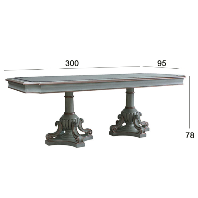 ,MY SHOP,Elegant French-style living room furniture long dining table,foshan furniture factory,custom Furniture factory,china furniture factory