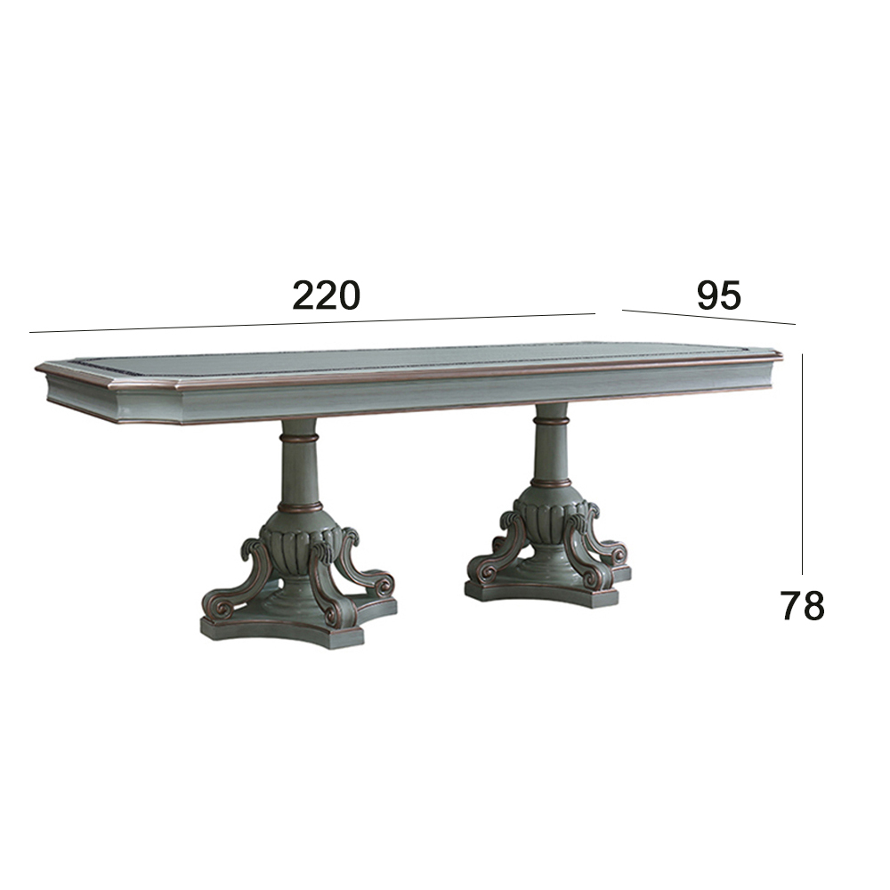 Elegant French-style living room furniture long dining table,EKAR FURNITURE CO.,LTD,Elegant French-style living room furniture long dining table,foshan furniture factory,custom Furniture factory,china furniture factory