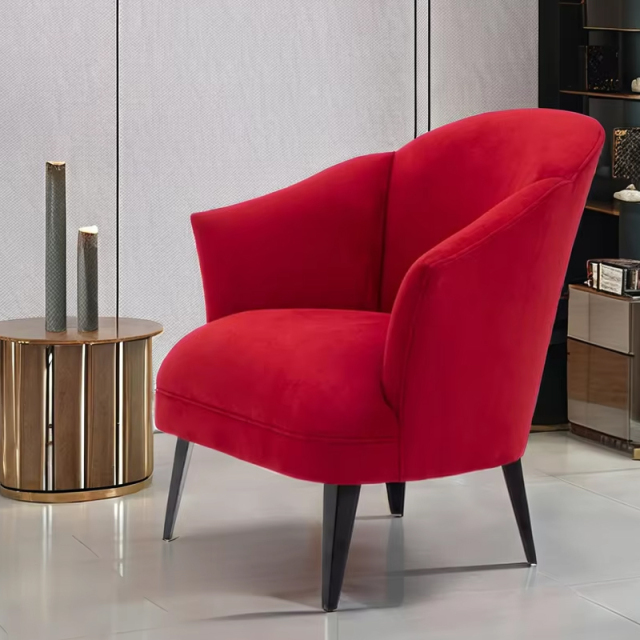 Elegant American Style Wooden Leg Lounge Chair,EKAR FURNITURE CO.,LTD,Elegant American Style Wooden Leg Lounge Chair,foshan furniture factory,custom Furniture factory,china furniture factory