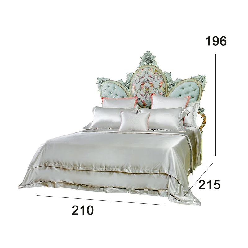 Elegant French bedroom furniture fabric double bed,EKAR FURNITURE CO.,LTD,Elegant French bedroom furniture fabric double bed,foshan furniture factory,custom Furniture factory,china furniture factory