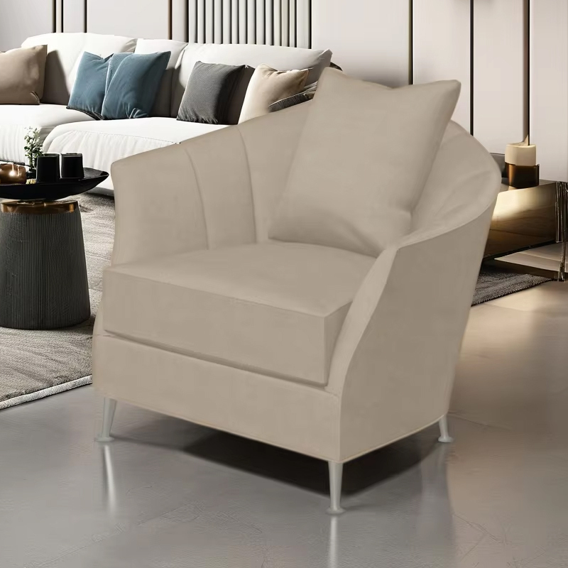 Luxurious American Style Wooden Leg Lounge Chair,EKAR FURNITURE CO.,LTD,Luxurious American Style Wooden Leg Lounge Chair,foshan furniture factory,custom Furniture factory,china furniture factory