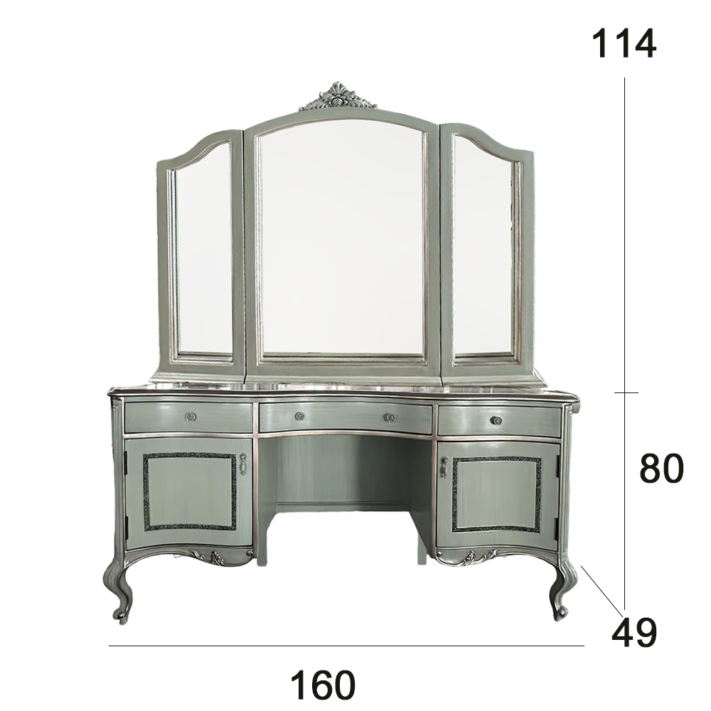 French style bedroom furniture solid wood dressing table,EKAR FURNITURE CO.,LTD,French style bedroom furniture solid wood dressing table,foshan furniture factory,custom Furniture factory,china furniture factory