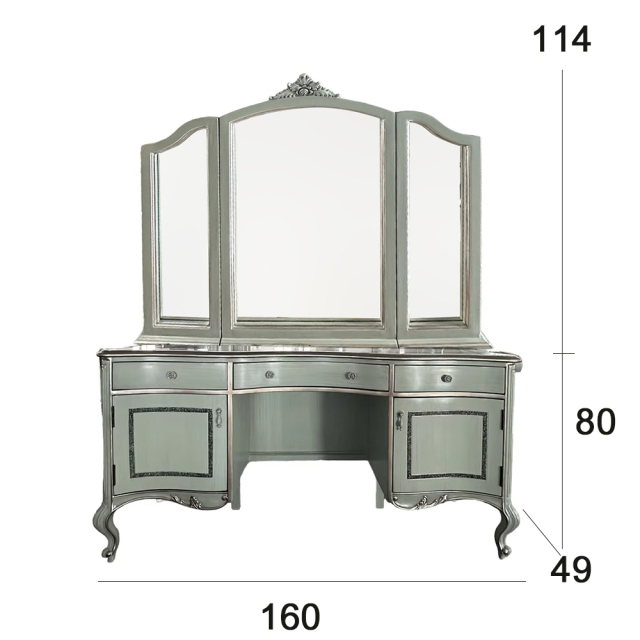 ,MY SHOP,French style bedroom furniture solid wood dressing table,foshan furniture factory,custom Furniture factory,china furniture factory