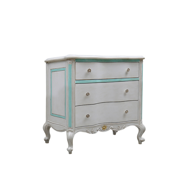 ,MY SHOP,Elegant French Style Wooden Nightstand,foshan furniture factory,custom Furniture factory,china furniture factory
