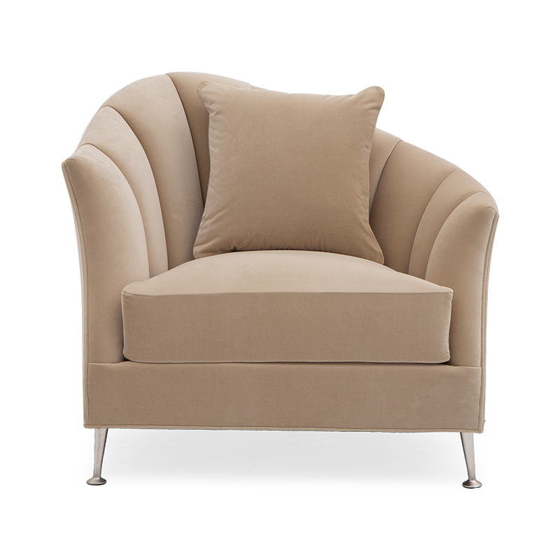 Luxurious American Style Wooden Leg Lounge Chair,EKAR FURNITURE CO.,LTD,Luxurious American Style Wooden Leg Lounge Chair,foshan furniture factory,custom Furniture factory,china furniture factory