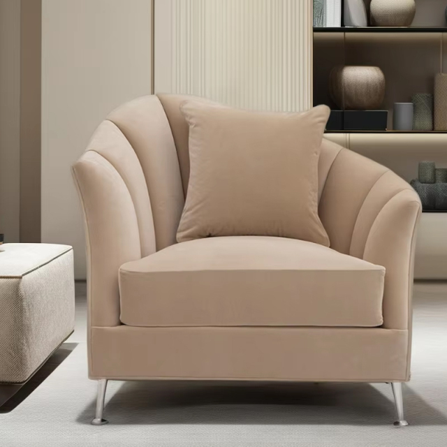 ,MY SHOP,Luxurious American Style Wooden Leg Lounge Chair,foshan furniture factory,custom Furniture factory,china furniture factory