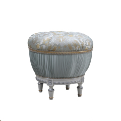 ,MY SHOP,Luxurious French Style Round Dressing Stool,foshan furniture factory,custom Furniture factory,china furniture factory
