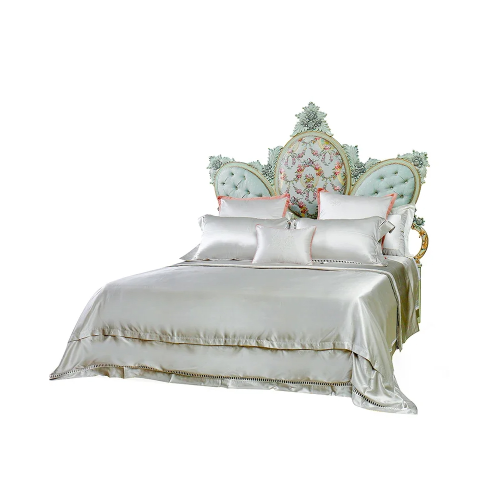 Elegant French bedroom furniture fabric double bed,EKAR FURNITURE CO.,LTD,Elegant French bedroom furniture fabric double bed,foshan furniture factory,custom Furniture factory,china furniture factory