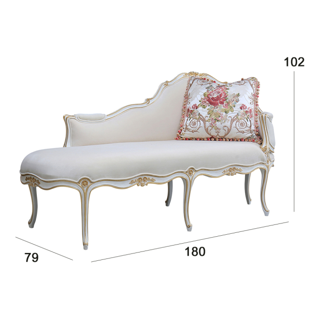 ,MY SHOP,Elegant French Style Upholstered Bench,foshan furniture factory,custom Furniture factory,china furniture factory