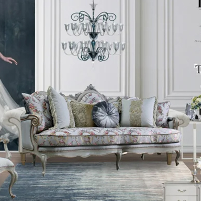 ,MY SHOP,Luxurious French Style Sofa and Coffee Table Set,foshan furniture factory,custom Furniture factory,china furniture factory