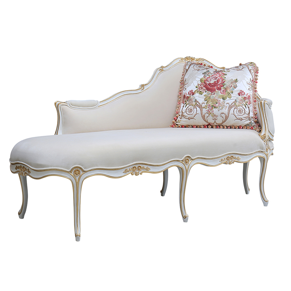 Elegant French Style Upholstered Bench,EKAR FURNITURE CO.,LTD,Elegant French Style Upholstered Bench,foshan furniture factory,custom Furniture factory,china furniture factory
