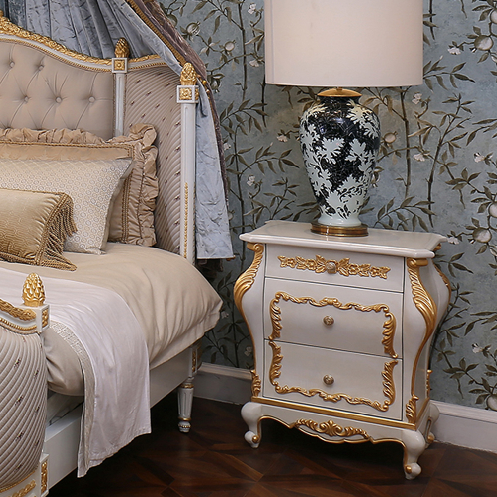 Elegant French Style Upholstered Bed,EKAR FURNITURE CO.,LTD,Elegant French Style Upholstered Bed,foshan furniture factory,custom Furniture factory,china furniture factory