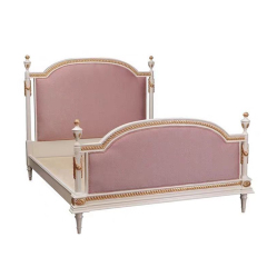 ,MY SHOP,Elegant French Style Bed and Nightstand Set,foshan furniture factory,custom Furniture factory,china furniture factory
