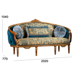 ,MY SHOP,Elegant French style living room furniture loveseat,foshan furniture factory,custom Furniture factory,china furniture factory