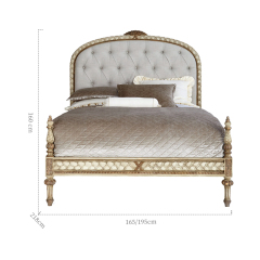 ,MY SHOP,Elegant French bedroom furniture solid wood double bed,foshan furniture factory,custom Furniture factory,china furniture factory