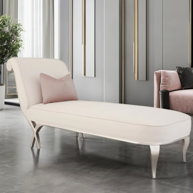 Simple American wooden leg recliner bench chaise longue,EKAR FURNITURE CO.,LTD,Simple American wooden leg recliner bench chaise longue,foshan furniture factory,custom Furniture factory,china furniture factory