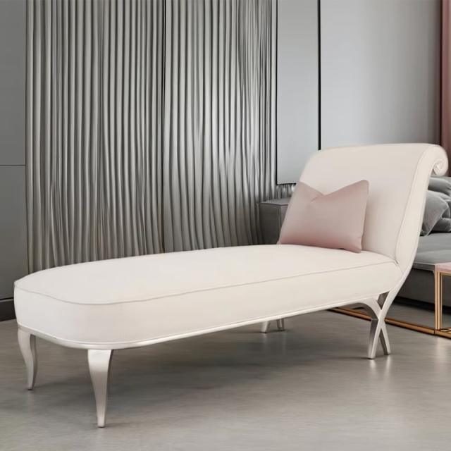 Simple American wooden leg recliner bench chaise longue,EKAR FURNITURE CO.,LTD,Simple American wooden leg recliner bench chaise longue,foshan furniture factory,custom Furniture factory,china furniture factory