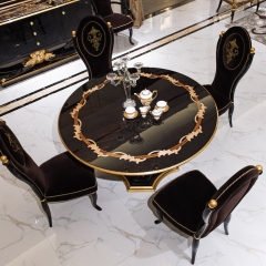 Classic Solid Wood Round Dining Table,EKAR FURNITURE CO.,LTD,Classic Solid Wood Round Dining Table,foshan furniture factory,custom Furniture factory,china furniture factory