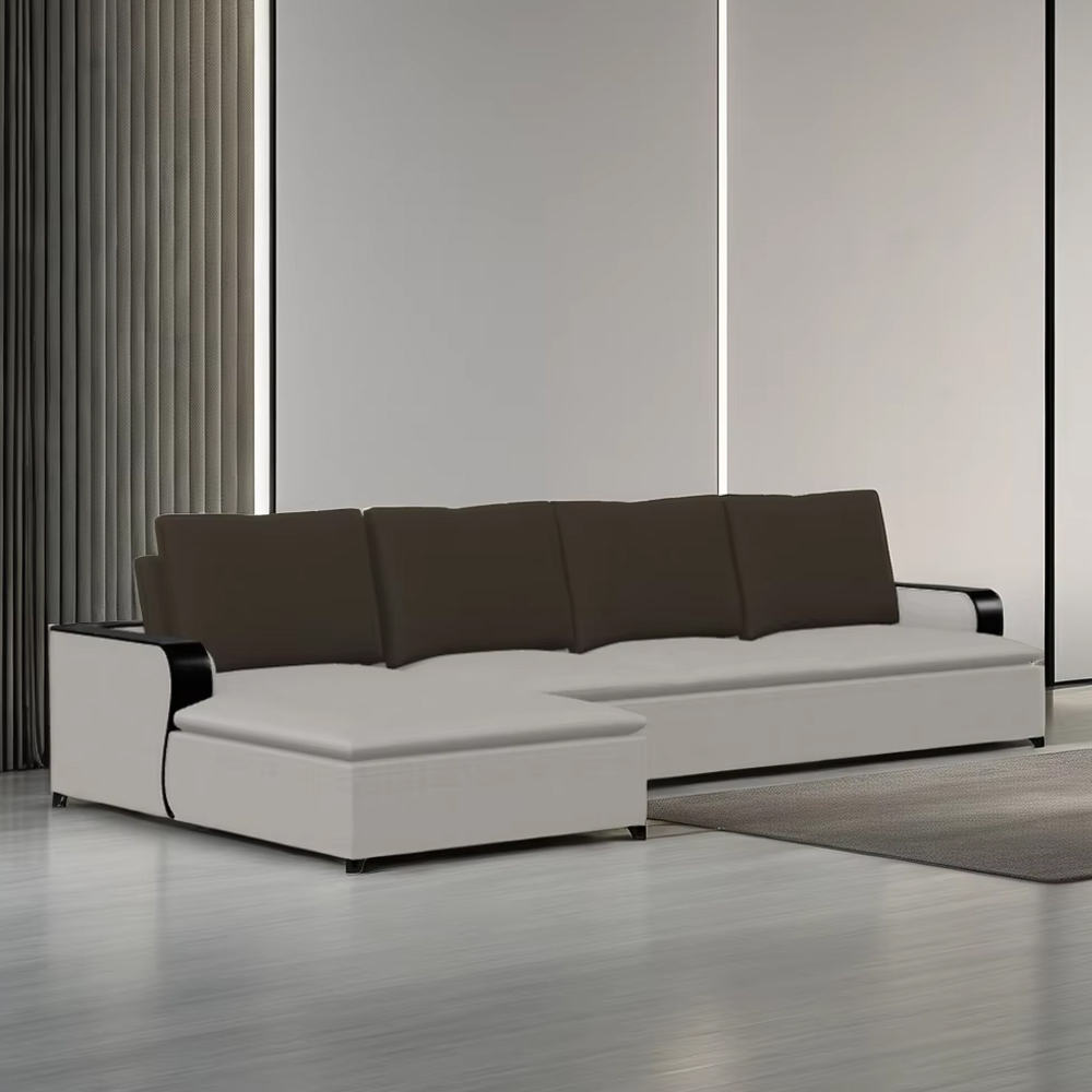 Elegant American-Style L-Shaped Sofa,EKAR FURNITURE CO.,LTD,Elegant American-Style L-Shaped Sofa,foshan furniture factory,custom Furniture factory,china furniture factory