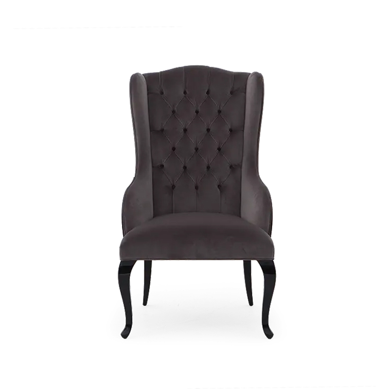 Classic American-Style Velvet Lounge Chair,EKAR FURNITURE CO.,LTD,Classic American-Style Velvet Lounge Chair,foshan furniture factory,custom Furniture factory,china furniture factory