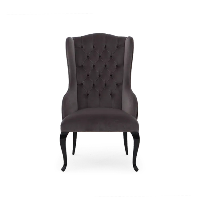 Classic American-Style Velvet Lounge Chair,EKAR FURNITURE CO.,LTD,Classic American-Style Velvet Lounge Chair,foshan furniture factory,custom Furniture factory,china furniture factory