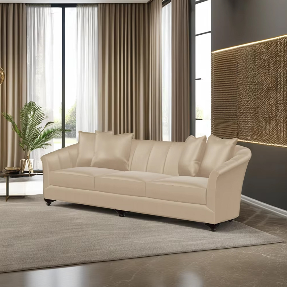 Elegant American-Style Three-Seater Sofa,EKAR FURNITURE CO.,LTD,Elegant American-Style Three-Seater Sofa,foshan furniture factory,custom Furniture factory,china furniture factory