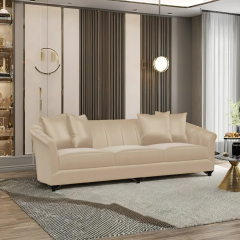 ,MY SHOP,Elegant American-Style Three-Seater Sofa,foshan furniture factory,custom Furniture factory,china furniture factory