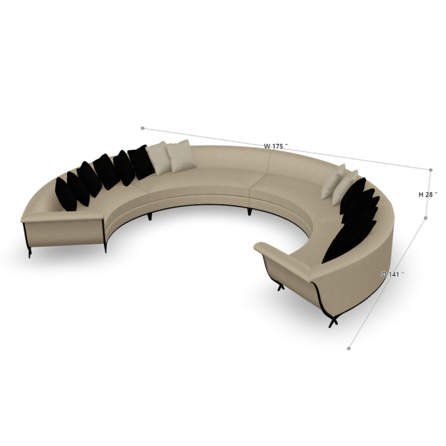 ,MY SHOP,Living room furniture American style curved sofa,foshan furniture factory,custom Furniture factory,china furniture factory