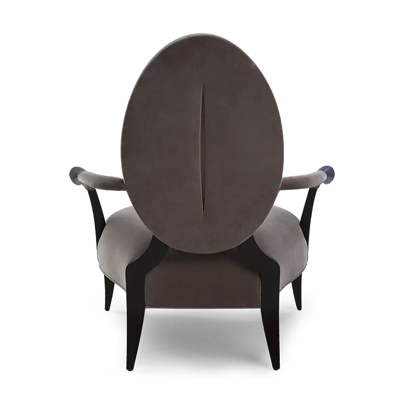 Classic American-Style Velvet Armchair,EKAR FURNITURE CO.,LTD,Classic American-Style Velvet Armchair,foshan furniture factory,custom Furniture factory,china furniture factory