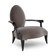 Classic American-Style Velvet Armchair,EKAR FURNITURE CO.,LTD,Classic American-Style Velvet Armchair,foshan furniture factory,custom Furniture factory,china furniture factory