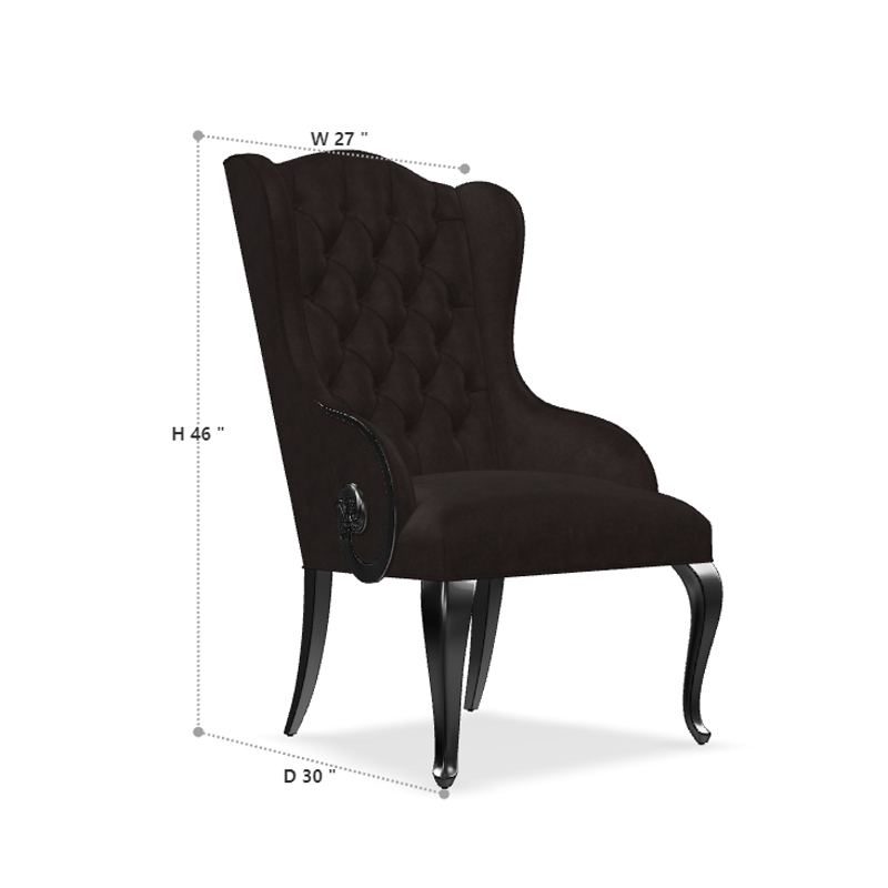 Classic American-Style Velvet Lounge Chair,EKAR FURNITURE CO.,LTD,Classic American-Style Velvet Lounge Chair,foshan furniture factory,custom Furniture factory,china furniture factory