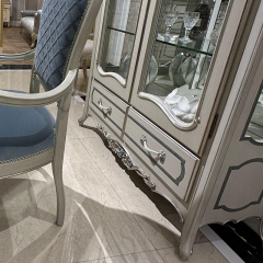 ,MY SHOP,Elegant French-Style Glass Storage Cabinet,foshan furniture factory,custom Furniture factory,china furniture factory