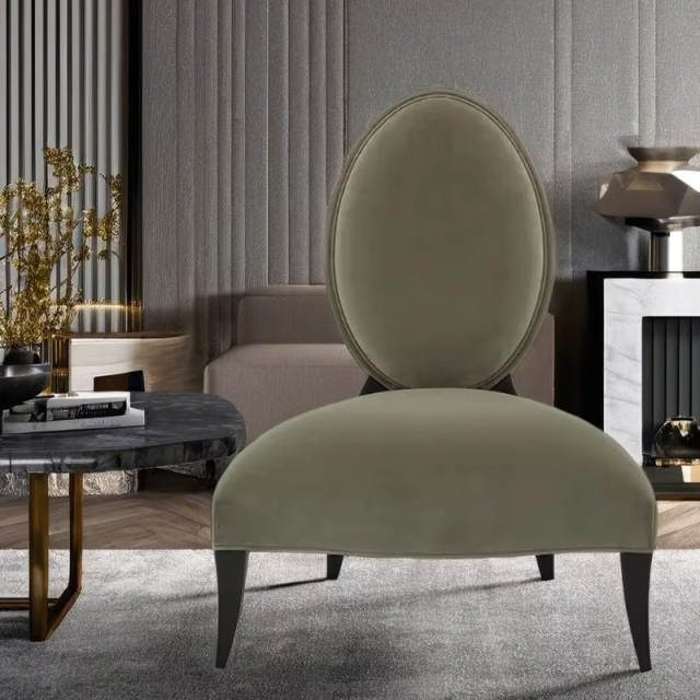 Elegant Armless Solid Wood Lounge Chair,EKAR FURNITURE CO.,LTD,Elegant Armless Solid Wood Lounge Chair,foshan furniture factory,custom Furniture factory,china furniture factory