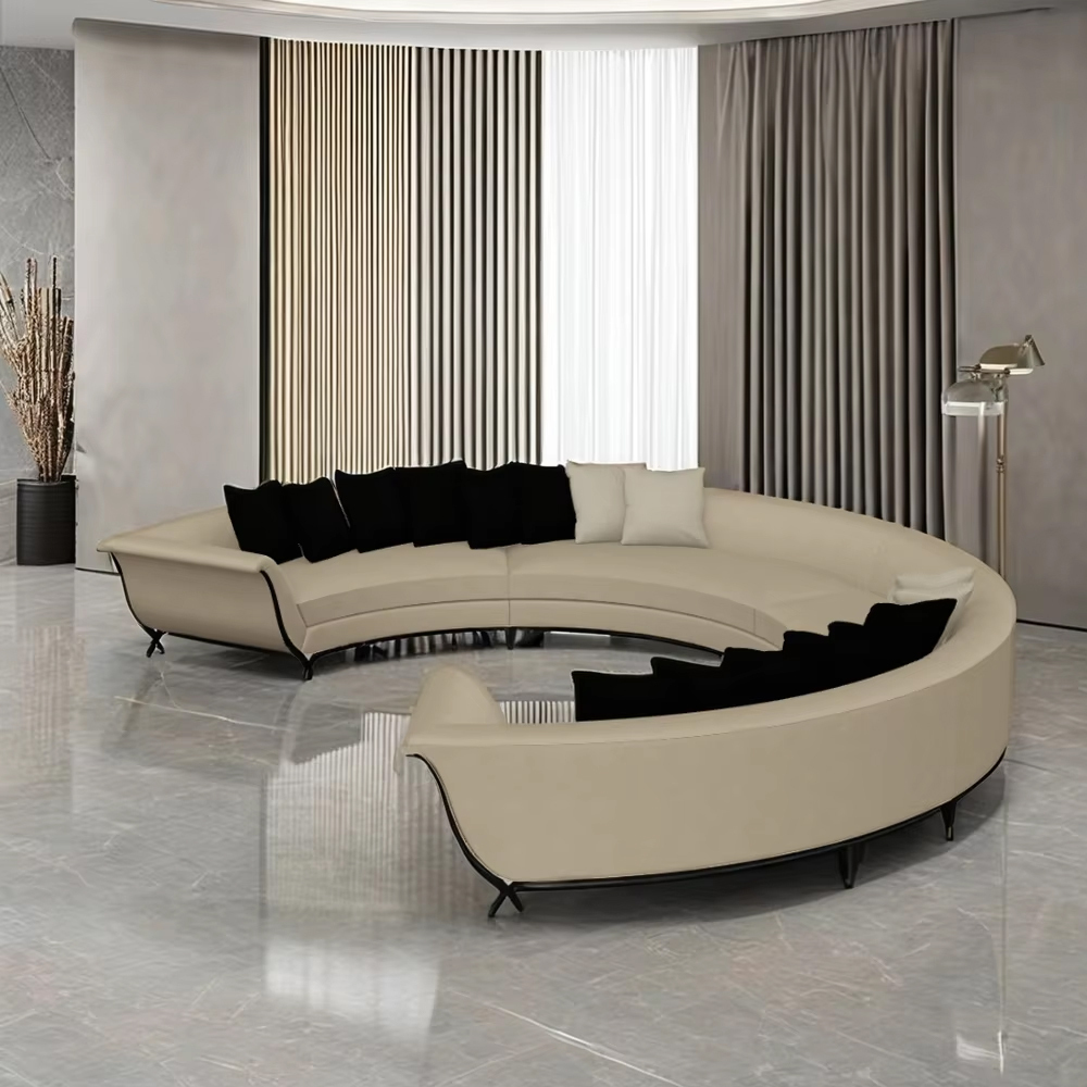 Living room furniture American style curved sofa,EKAR FURNITURE CO.,LTD,Living room furniture American style curved sofa,foshan furniture factory,custom Furniture factory,china furniture factory
