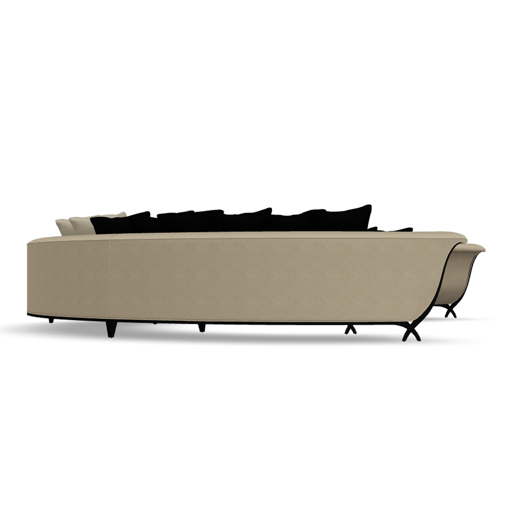 Living room furniture American style curved sofa,EKAR FURNITURE CO.,LTD,Living room furniture American style curved sofa,foshan furniture factory,custom Furniture factory,china furniture factory
