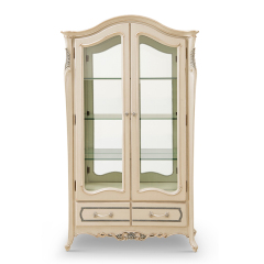 ,MY SHOP,Elegant French-Style Glass Storage Cabinet,foshan furniture factory,custom Furniture factory,china furniture factory