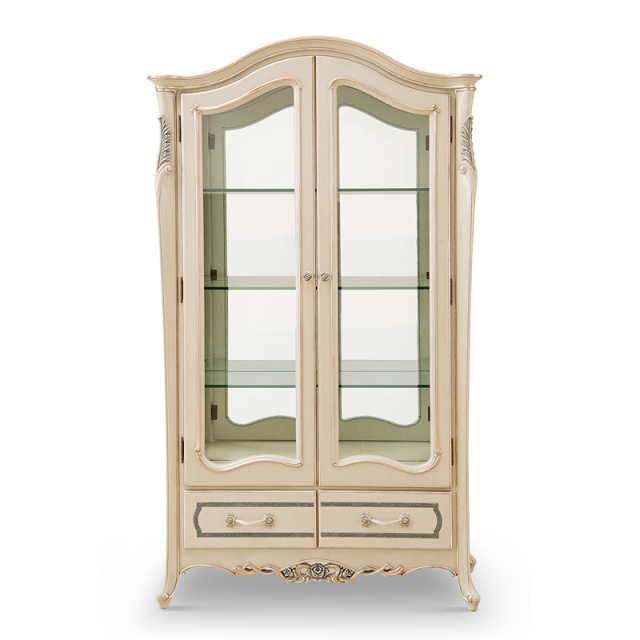 ,MY SHOP,Elegant French-Style Glass Storage Cabinet,foshan furniture factory,custom Furniture factory,china furniture factory