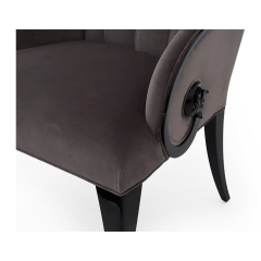 Classic American-Style Velvet Lounge Chair,EKAR FURNITURE CO.,LTD,Classic American-Style Velvet Lounge Chair,foshan furniture factory,custom Furniture factory,china furniture factory