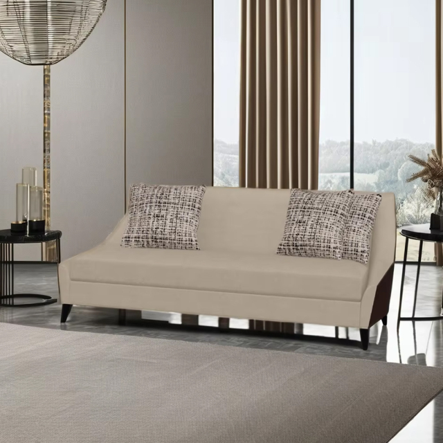 ,MY SHOP,Classic American-Style Plaid Fabric Sofa,foshan furniture factory,custom Furniture factory,china furniture factory