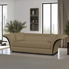 ,MY SHOP,American-Style Wide Backrest Sofa with Solid Wood Legs,foshan furniture factory,custom Furniture factory,china furniture factory