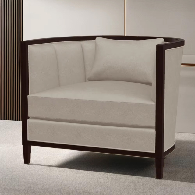 Elegant Curved Back American Lounge Chair,EKAR FURNITURE CO.,LTD,Elegant Curved Back American Lounge Chair,foshan furniture factory,custom Furniture factory,china furniture factory