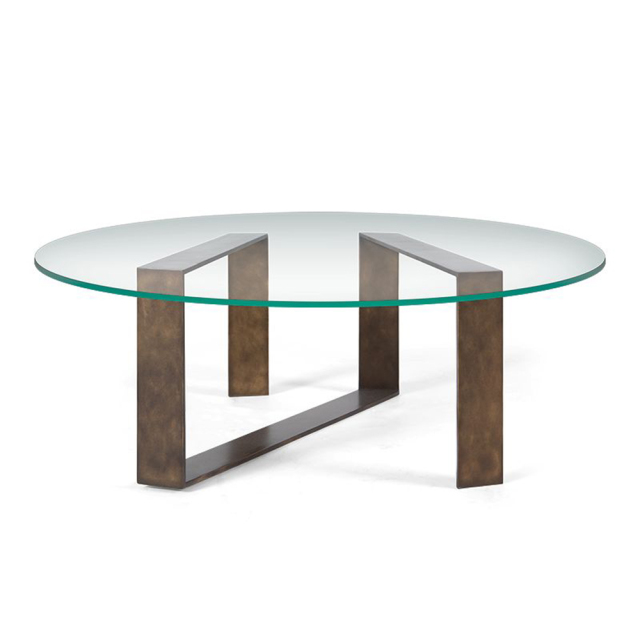 Elegant American Style Round Glass Coffee Table for Modern Living Rooms,EKAR FURNITURE CO.,LTD,Elegant American Style Round Glass Coffee Table for Modern Living Rooms,foshan furniture factory,custom Furniture factory,china furniture factory