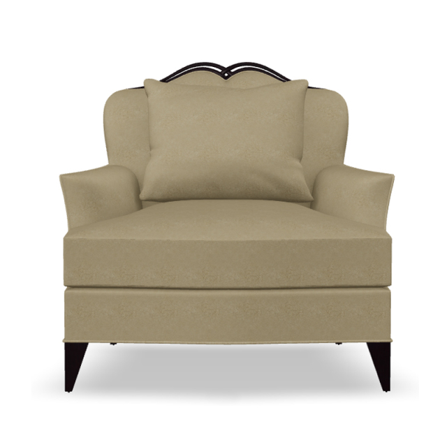 Elegant American Yellow Fabric Lounge Chair with Wooden Legs,EKAR FURNITURE CO.,LTD,Elegant American Yellow Fabric Lounge Chair with Wooden Legs,foshan furniture factory,custom Furniture factory,china furniture factory