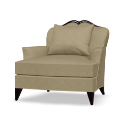 Elegant American Yellow Fabric Lounge Chair with Wooden Legs,EKAR FURNITURE CO.,LTD,Elegant American Yellow Fabric Lounge Chair with Wooden Legs,foshan furniture factory,custom Furniture factory,china furniture factory