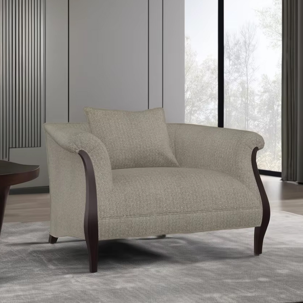 Elegant Customizable Fabric Lounge Chair for Living Room,EKAR FURNITURE CO.,LTD,Elegant Customizable Fabric Lounge Chair for Living Room,foshan furniture factory,custom Furniture factory,china furniture factory