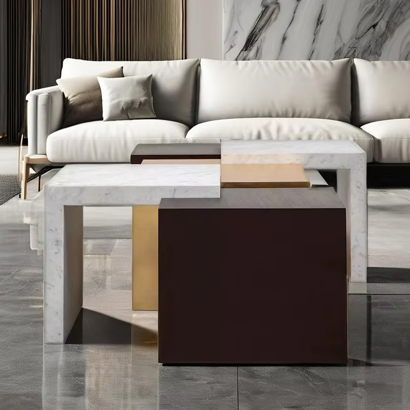 Elegance Redefined: Unique Shaped American Living Room Coffee Table,EKAR FURNITURE CO.,LTD,Elegance Redefined: Unique Shaped American Living Room Coffee Table,foshan furniture factory,custom Furniture factory,china furniture factory